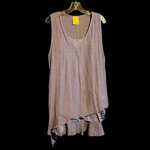 Pretty Angel 2 Piece Purple Set: dress & top cover